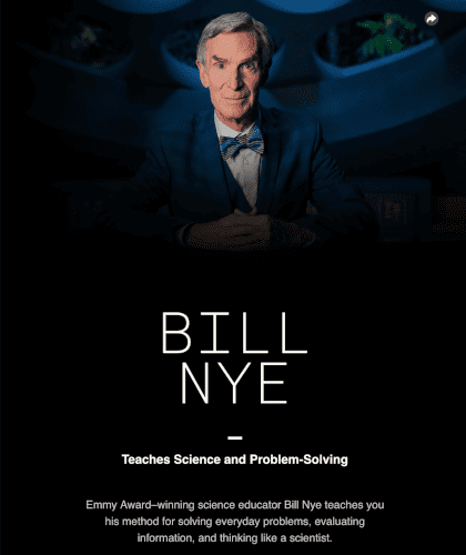 Bill Nye Teaches science and problem solving