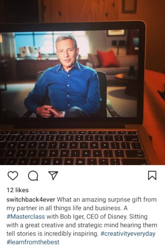 Bob iger masterclass review on instagram