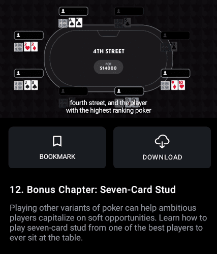 Get better at Seven Card Stud at Ivey's MasterClass