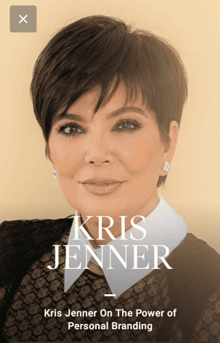 Kris Jenner's MasterClass on the power of personal branding