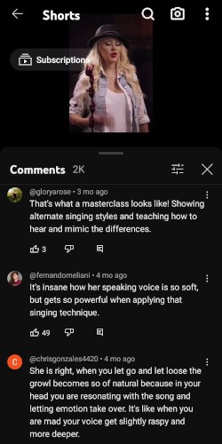 Reviewing Christina Aguilera's Masterclass on YouTube