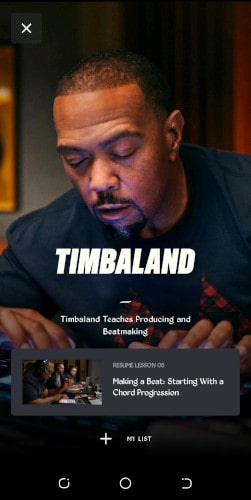 Timbaland's producing and beatmaking MasterClass