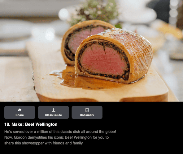 Gordon Ramsay teaches how to cook his famuos beef wellington