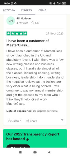 MasterClass review